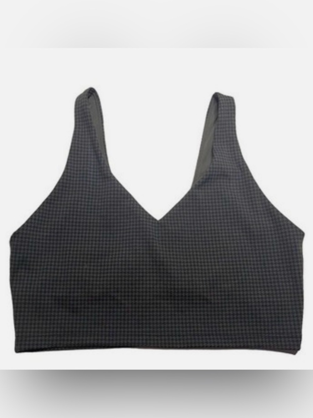 Aerie Mini Houndstooth Sports Bra - Picture 2 of 5